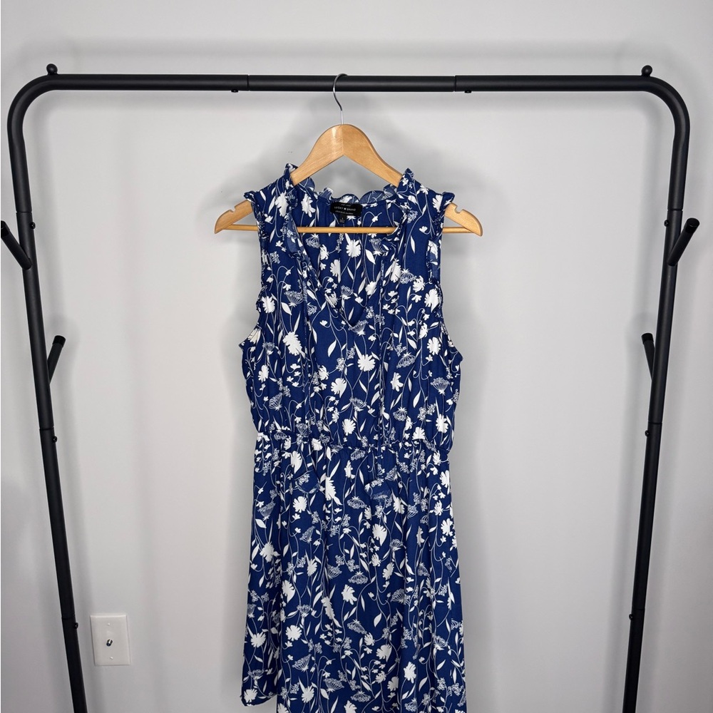 Lucky Brand Blue and White Floral Dress
